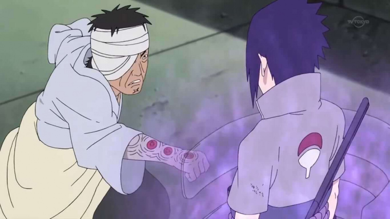 In welcher Folge kämpft Sasuke gegen Danzo?
