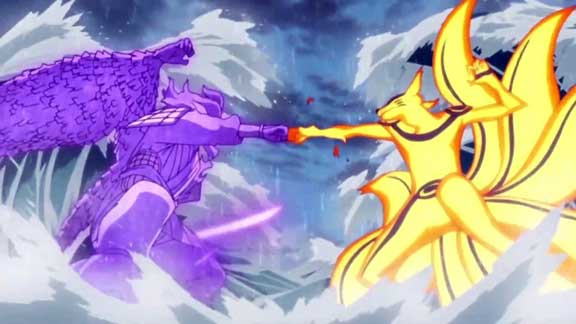   Naruto اور Sasuke کی لڑائی کون سی قسط ہے۔