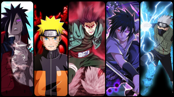 10 stipriausių Naruto personažų